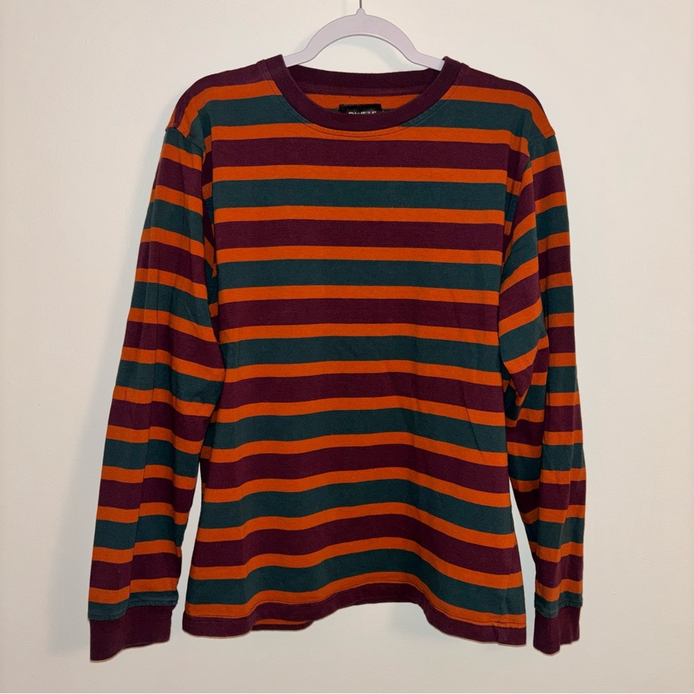 DWFH Earl Sweatshirt Rapper Death World Feral Hands Striped T-Shirt Long Sleeve
